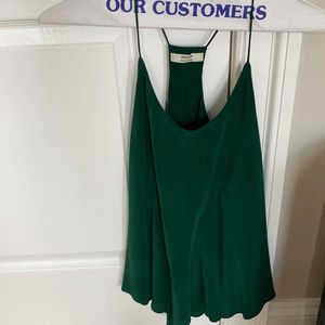 Green Silk Camisole